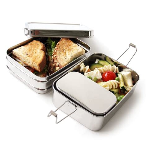 Stainless Steel Bento Box with 3 Compartments 1.8L 